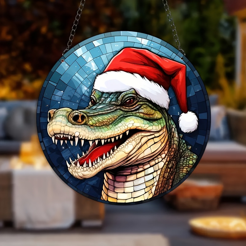 Crocodile 2024 christmas decoration