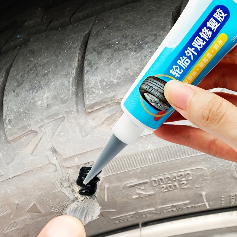 30ml Car Tire Repair Glue Black Soft Rubber Universal Motorcycle Auto Wheel