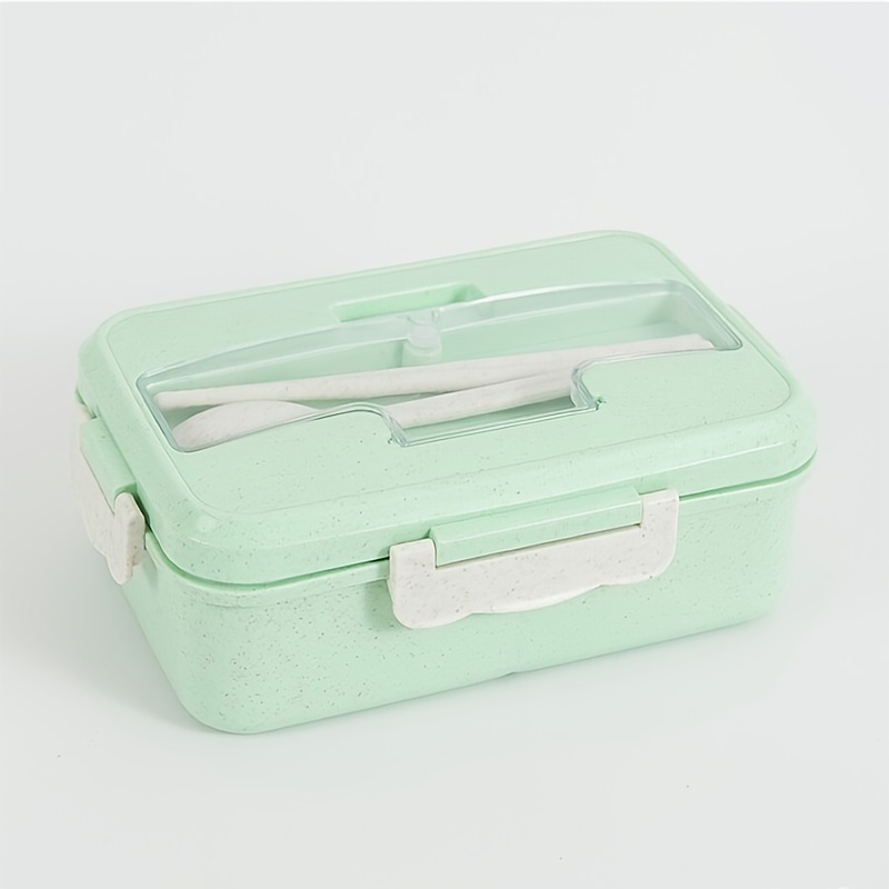 Microwaveable Wheat Straw Bento Box Reusable - Temu