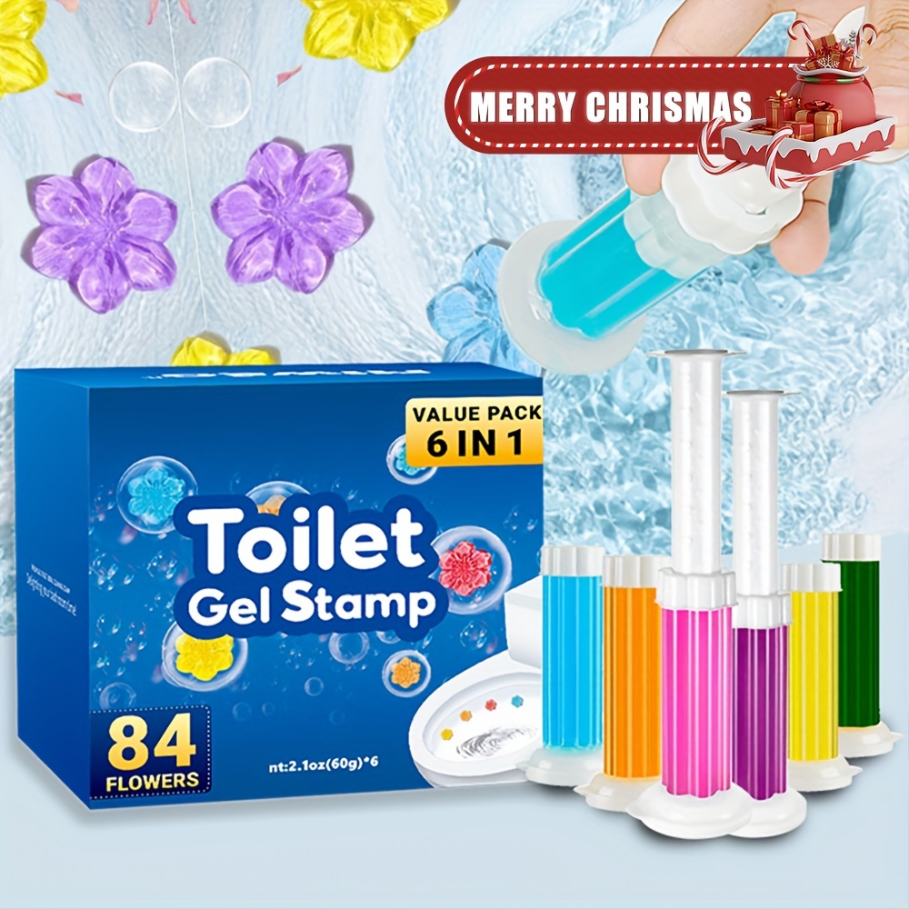 Bluelet Dekoraru Toilet Bowl Cleaner - Aroma Pink Rose (3 Single-Use Tubes)  ｜ DOKODEMO