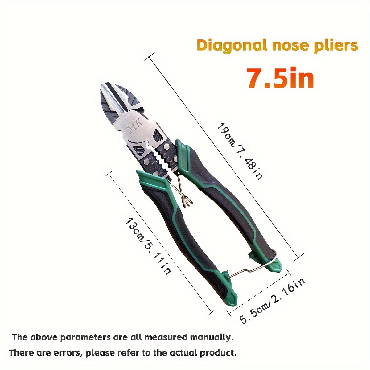 Nine in 1 Multifunctional Pliers Wire Stripper Crimping Terminal Cutter