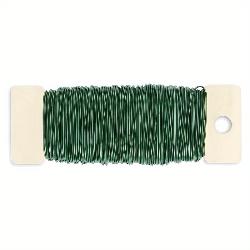 Flexible Floral Paddle Wire/ 22 Gauge Green Silver Florist Wire Bind Wire  for Crafts/ Garland and Floral Flowers Arrangements - China Floral Paddle  Wire, Green Floral Wire