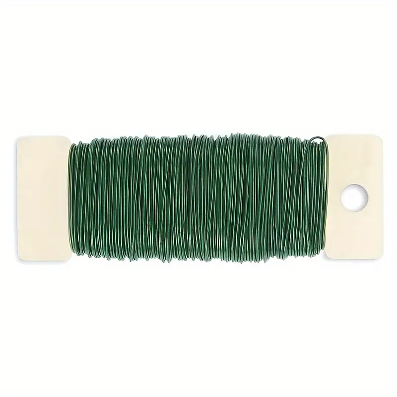 Floral Wire 38 Yards Flexible Green Paddle Wire For Crafts - Temu