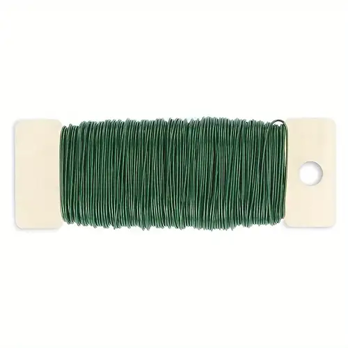 Party Favors & Supplies :: Floral Supplies :: Floral Wire :: 20 Gauge Green  Floral Paddle Wire 4 oz