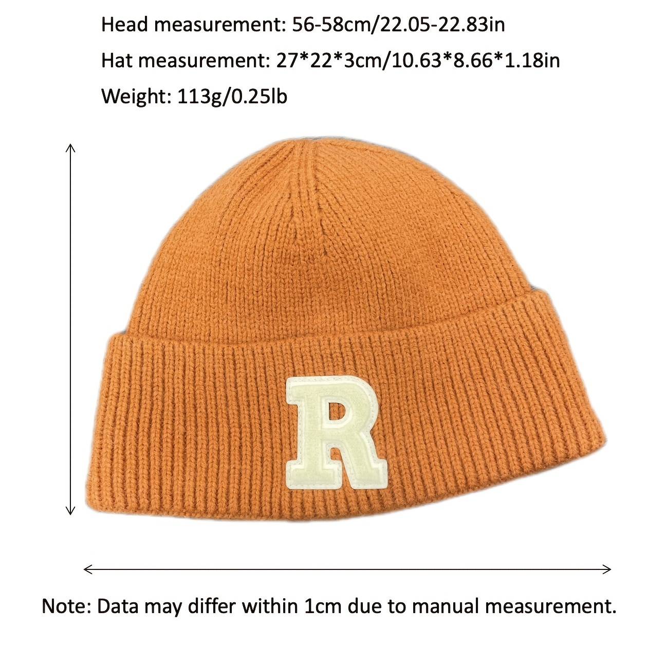 Regatta Thinsulate Lined Winter Beanie – Thermal Turn Up Cuff Ski Hat, Acrylic Knit, One Size