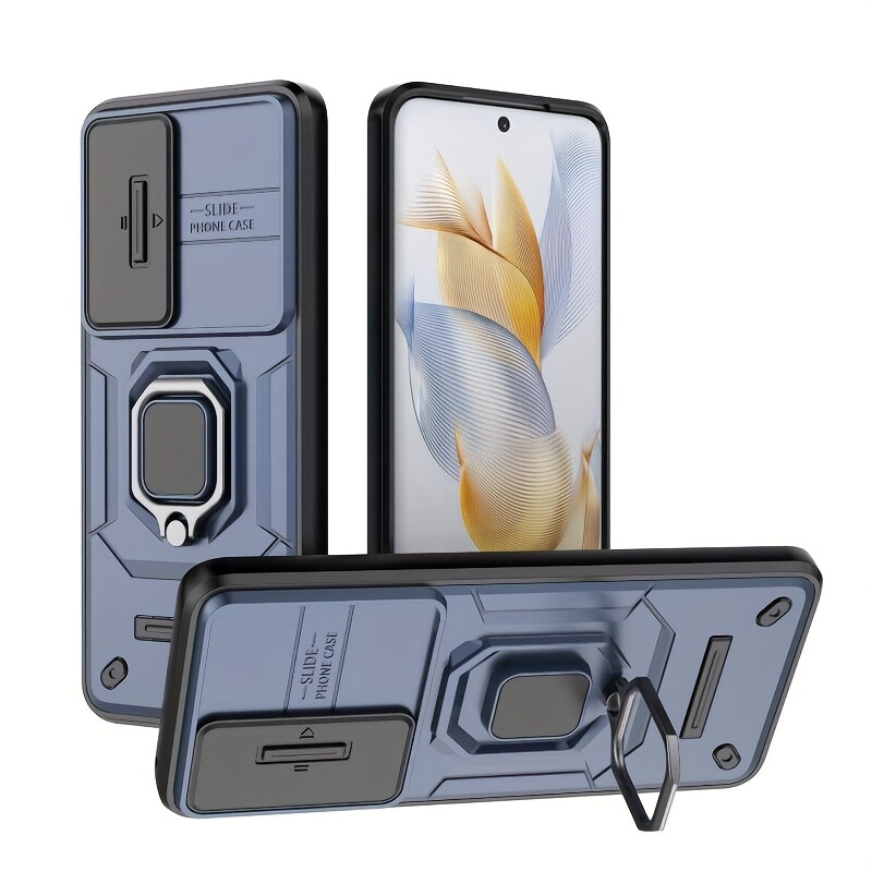 Case For Honor 90 Lite / 5G Clear Shockproof Ring Gel Phone Cover