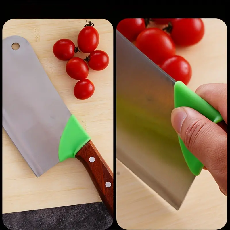 Kitchen Knife Back Pad Hand Guard For Knife Silicone - Temu