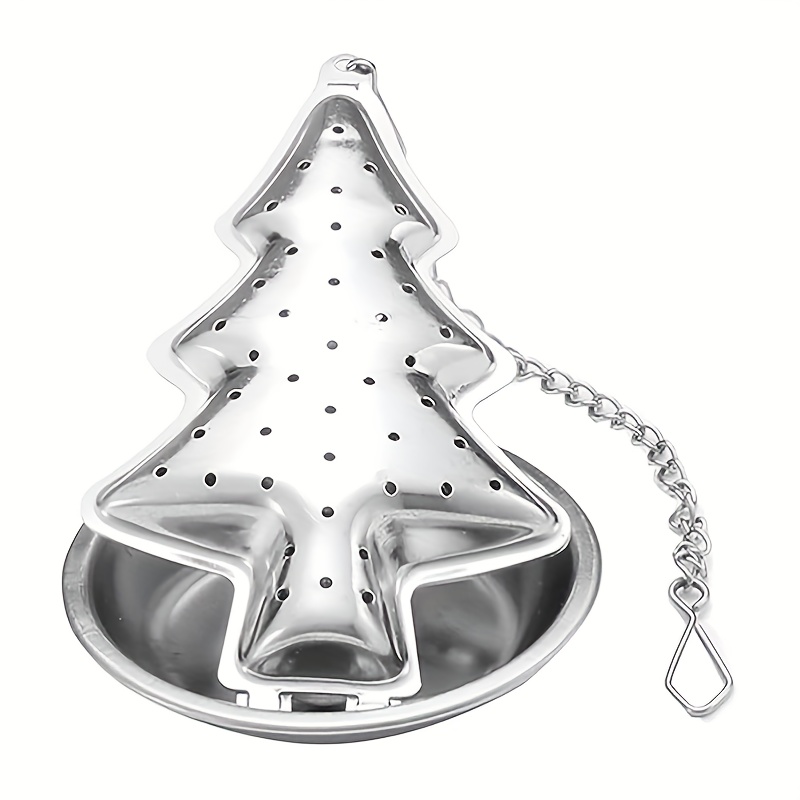 Christmas Stainless Steel Tea Filter Stainless Steel Tea - Temu