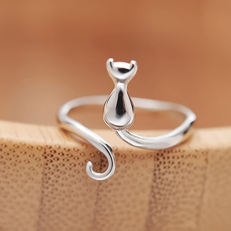 KmaiSchai Sterling Silver Thumb Rings Girl Personality Ring Day