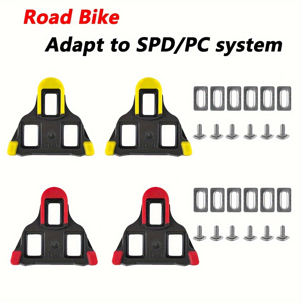 Bike Pedal Cleat Anti-rutsch-system Verriegelungsplatte Tpu-klemme