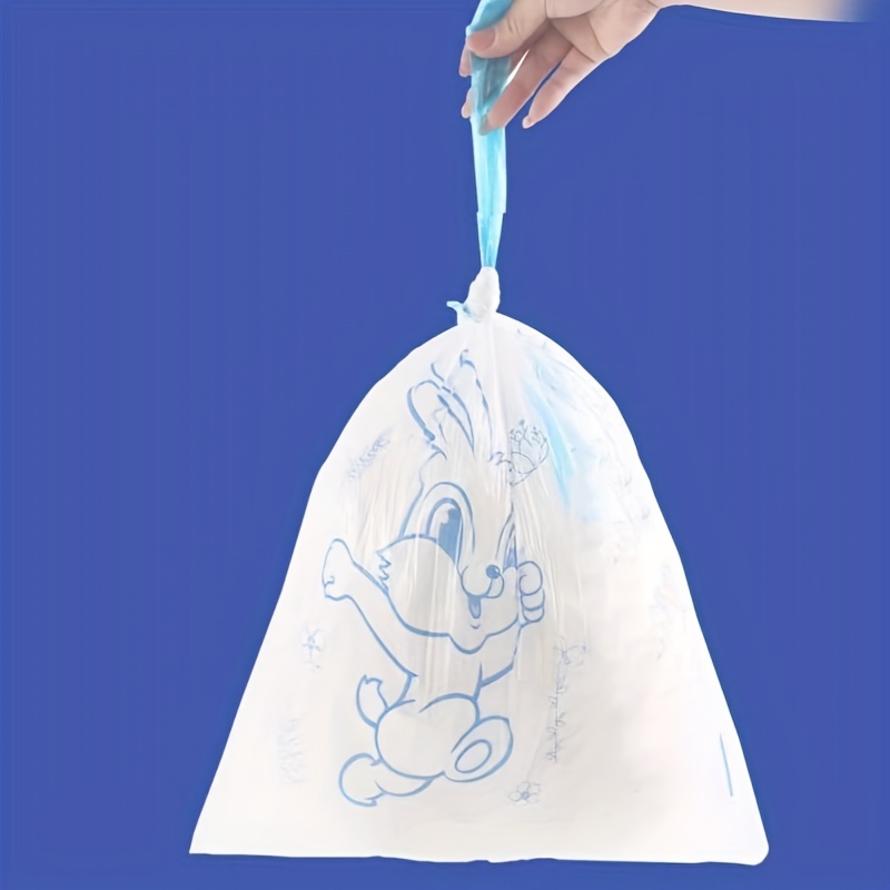 Thick Drawstring Garbage Bag Disposable Garbage Bag Cartoon - Temu