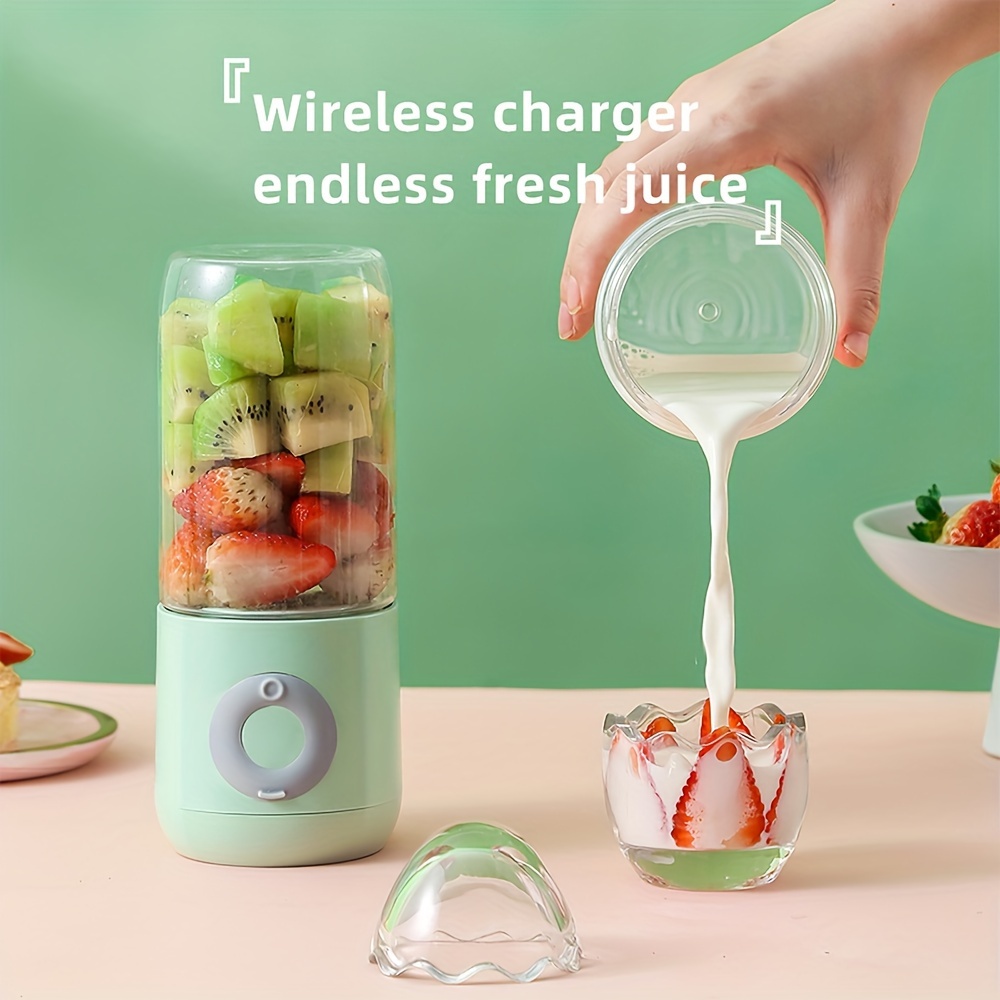 Portable Blender, Type-C Rechargeable Travel Juicer Cup Electric