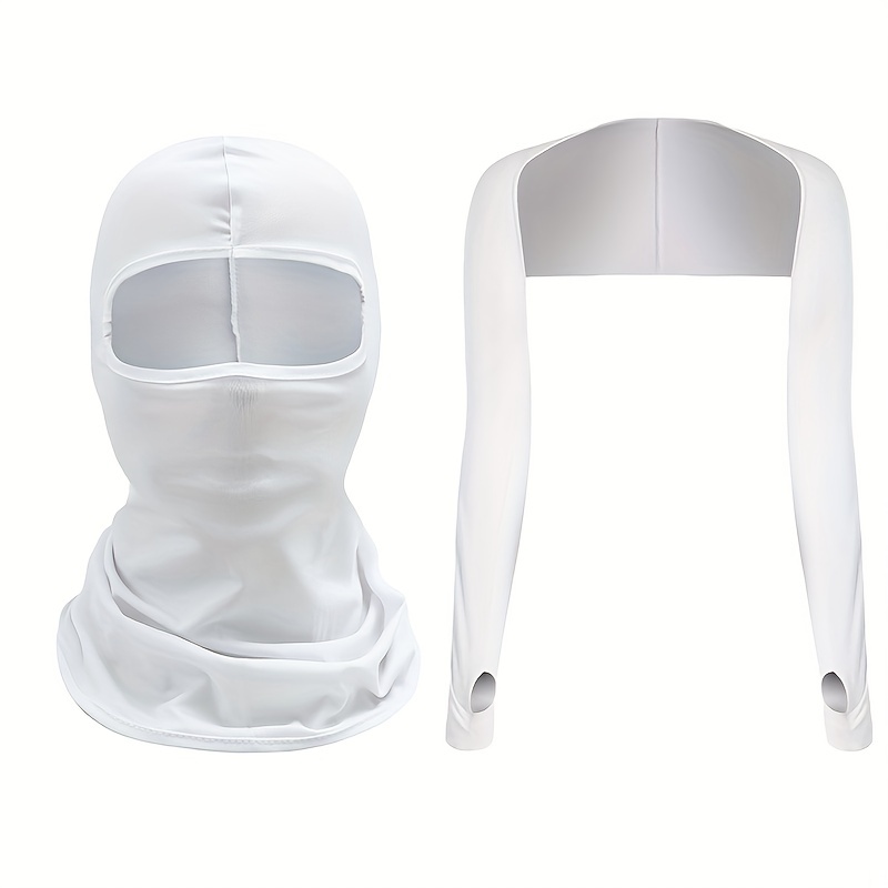 Sun Protection Shawl & Face Mask Set - Stay Safe Outdoors