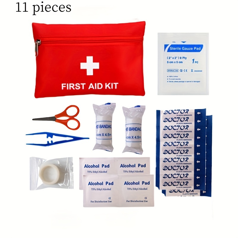 11 Teile/satz Outdoor Reise Auto Notfall Kit Set Hause Tragbare Medizin  Lebensrettende Kit Komplette Erste Hilfe Kleine Medizin Kit Set