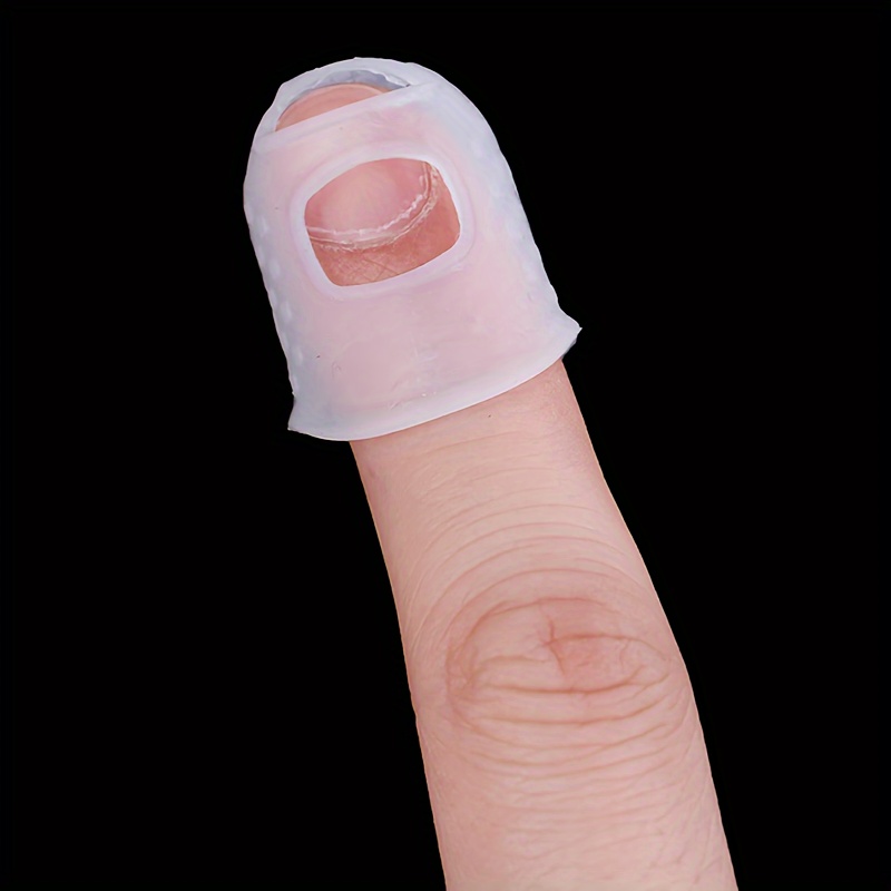 Guitar Fingertip Protectors Silicone Finger Thumb Holders - Temu