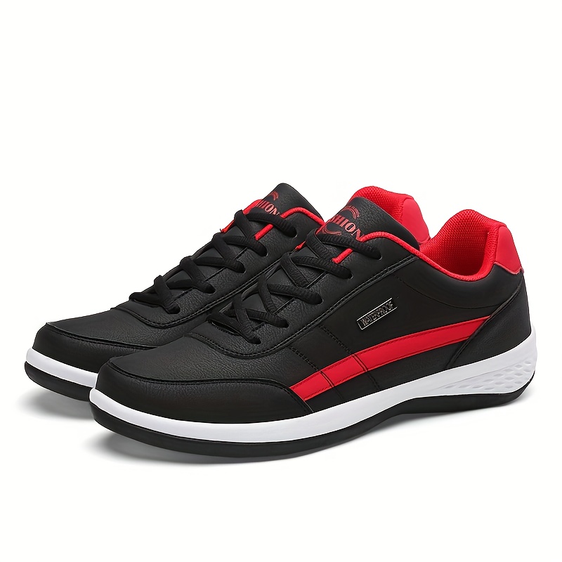 Men's Lace-up Sneakers - Athletic Shoes - Wear-resistant And