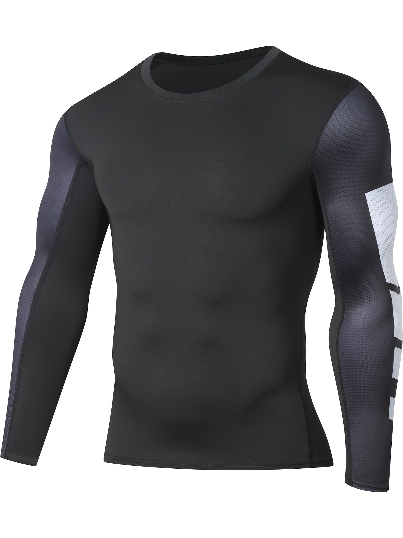 Men's Compression Shirts: Get Fit Fast Long Sleeve Athletic - Temu Canada
