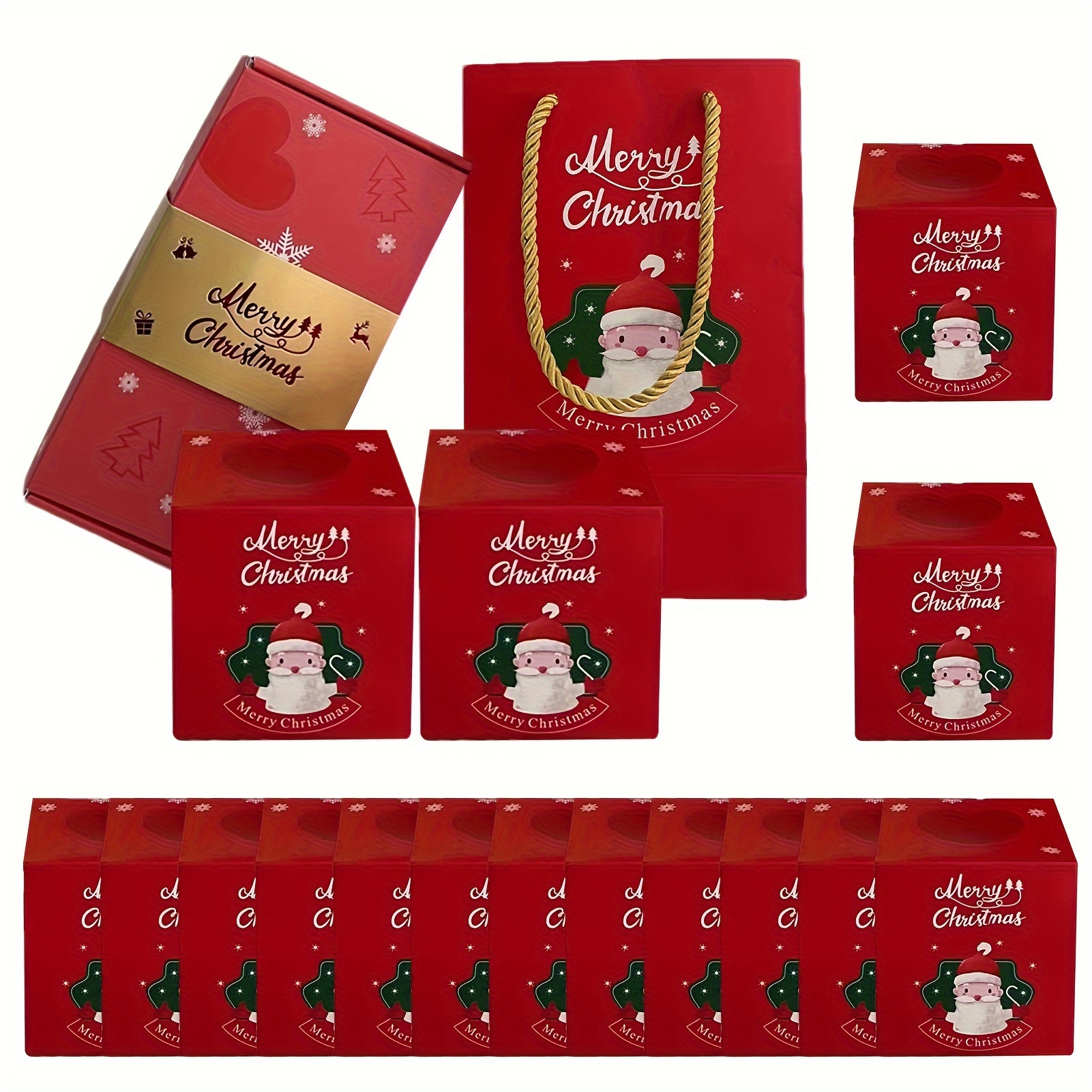 Christmas Gift Card Holder Boxes: 8PCS Gift Card Holder with Lids and  Greeting Card Holiday Tins Holders for Christmas Party Favors