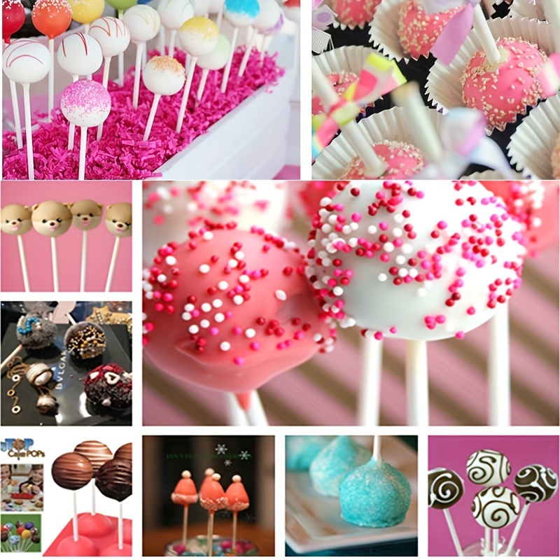 Reusable Cake Pop Sticks, Red Lollipop Sticks, Pink Cake Pop