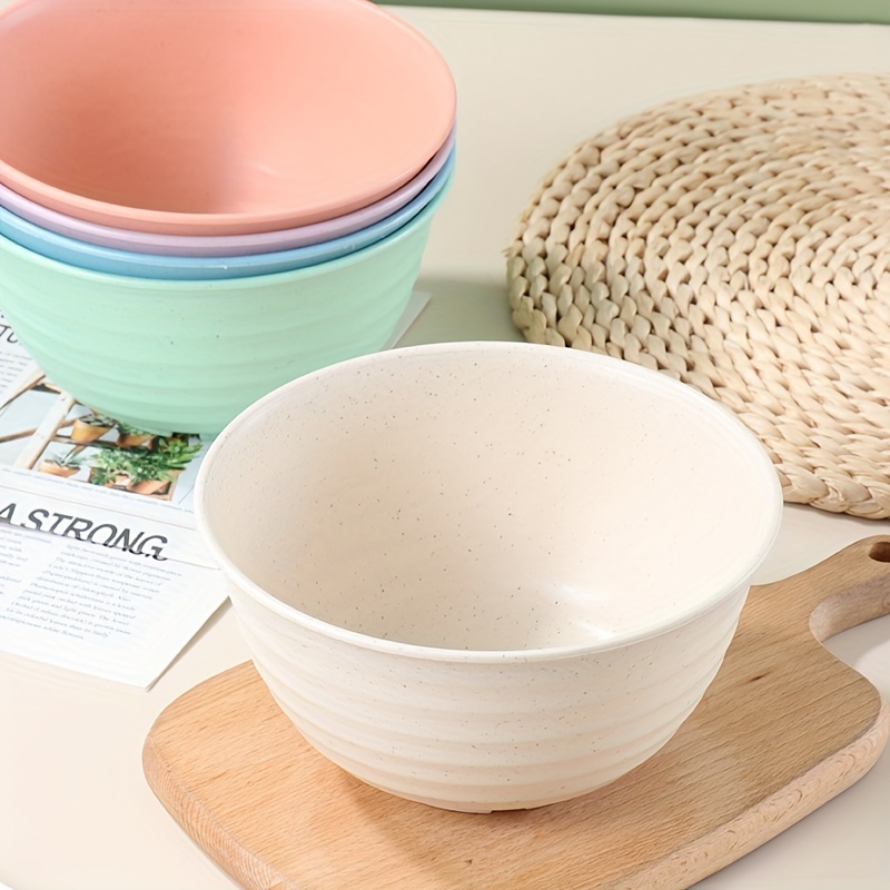 Wheat Straw Bowls, Lightweight And Unbreakable Rice Bowls