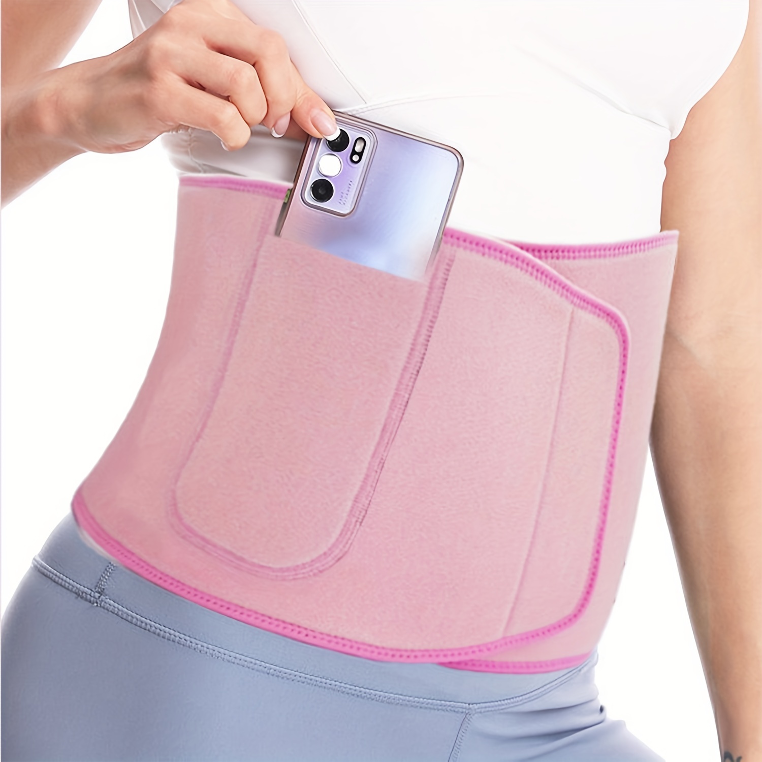 Shape Your Waistline Instantly with Exercise Sweat Waist Training Belt -  For Men & Women Home & Outdoor Sports Fitness