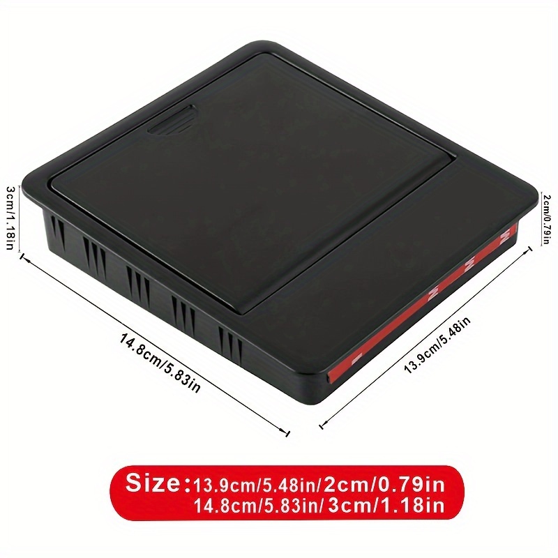 Control Storage For Model 3/y 2017 2018 2019 2020 2021 2022 2023 Armrest Box Hidden Storage Box Case Interior Additions