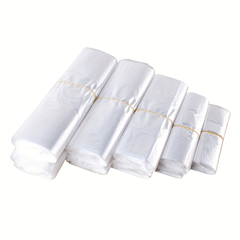 Large Thickened Plastic Bag (white Transparent) For Grocery - Temu