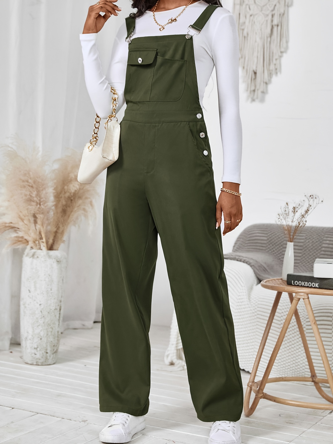 Women Summer Casual Strappy Overall Bib Pants Solid Color Plain Shorts  Jumpsuit Romper