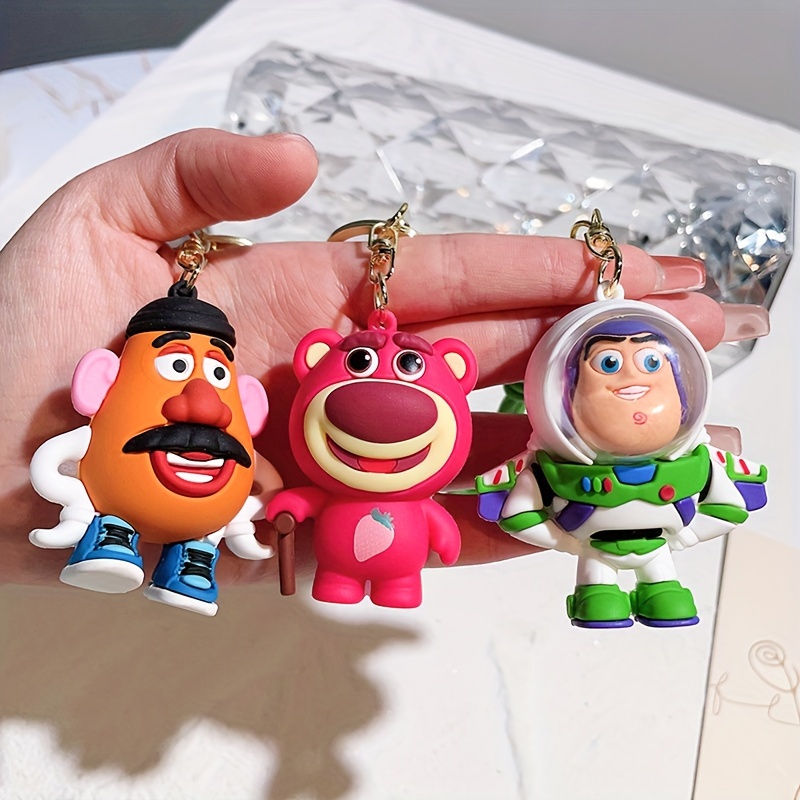 Toy Story Lotso Plush Keychain Bag Car Keychain - Temu