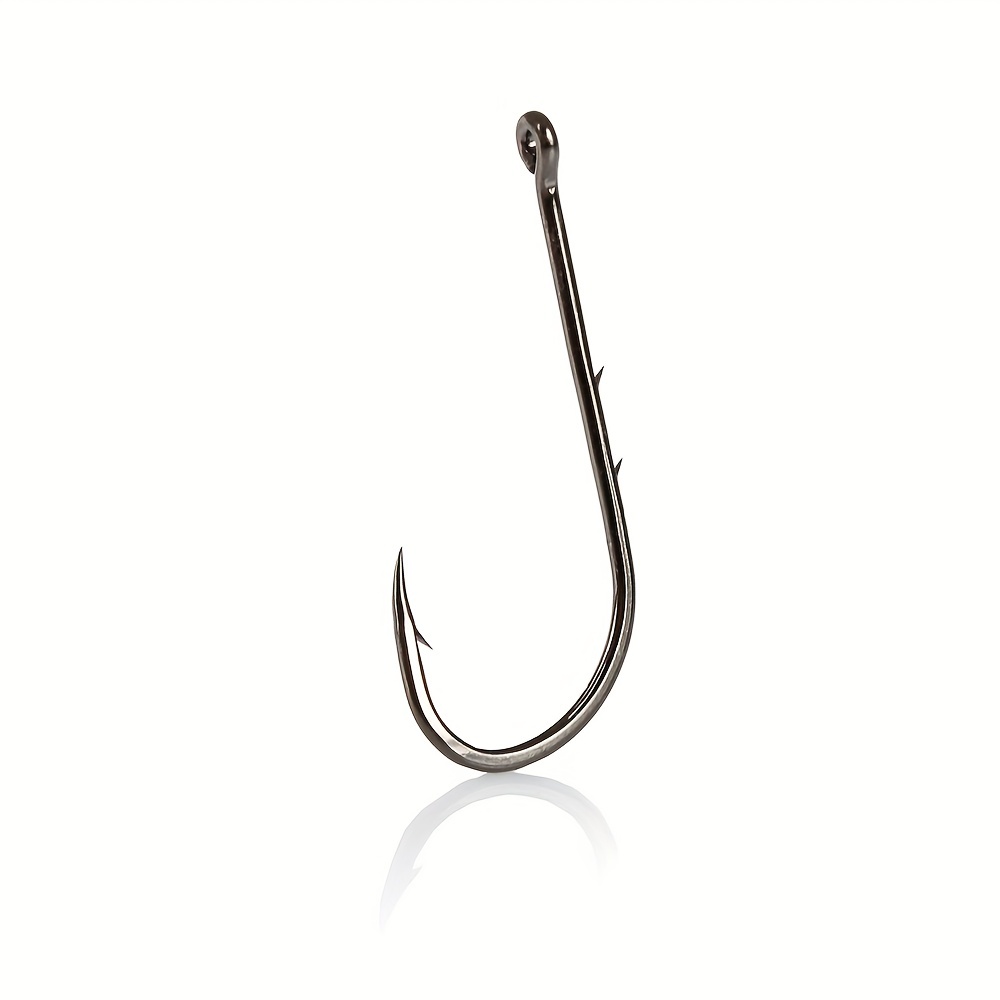 50116 Black Color Fishing Hook 14# 1/0# Fish Hook Baitholder - Temu Canada
