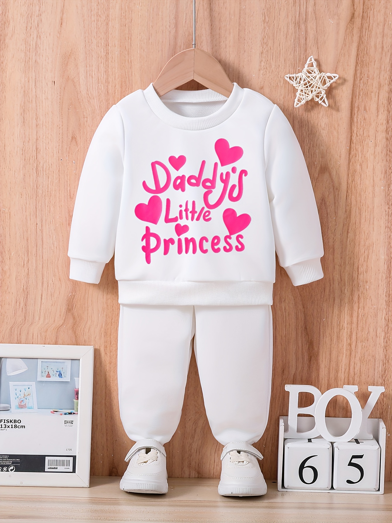 Conjunto 2 Piezas Estampado Daddy s Little Princess Ni a Temu