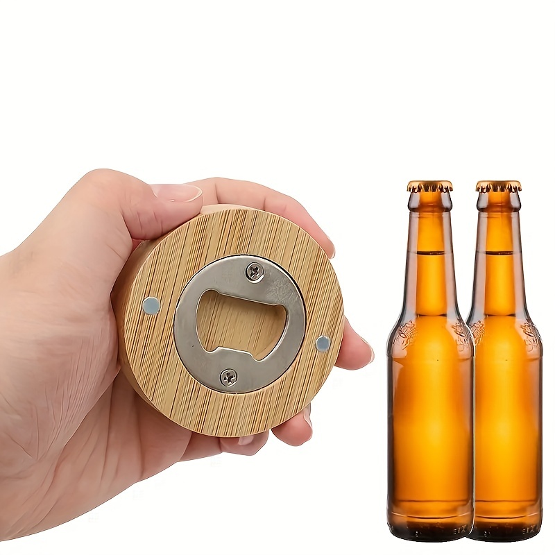 Creative Wooden Bottle Opener For Camping And Outdoor - Temu