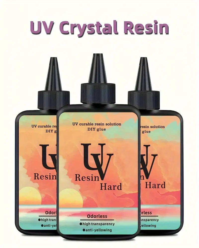 Uv Resin Crystal Clear Improved Ultraviolet Curing - Temu