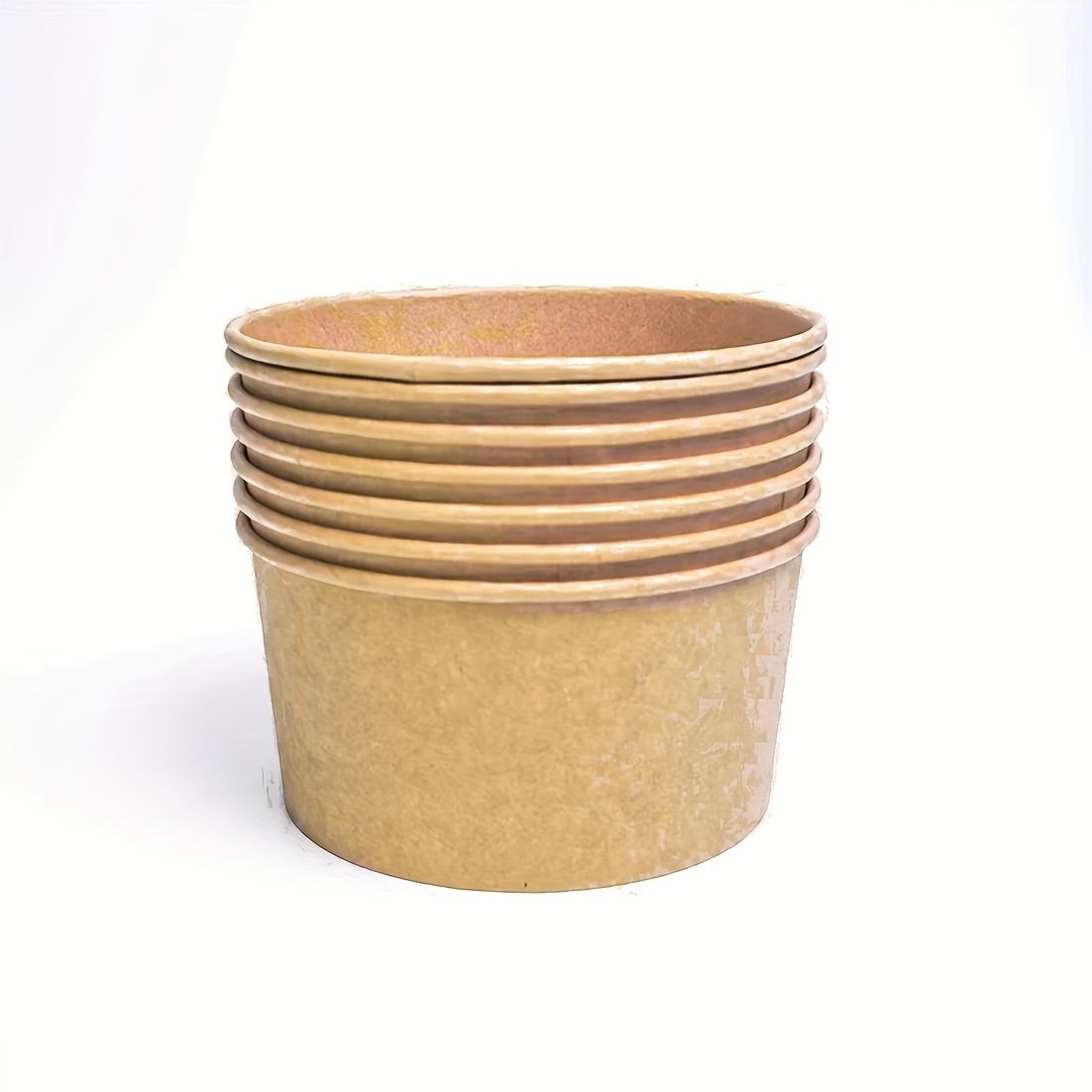 Disposable Paper Bowls Square Thickened Kraft Paper Lunch - Temu