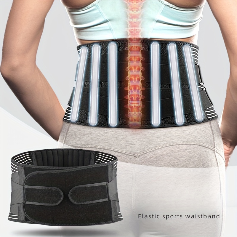  FREETOO Back Brace for Women Men Lower Back Pain Relief with 6  Stays, Breathable Back Support Belt for Heavy Lifting Work , Anti-Skid  Lumbar Support Belt with 16-Hole Mesh for Sciatica