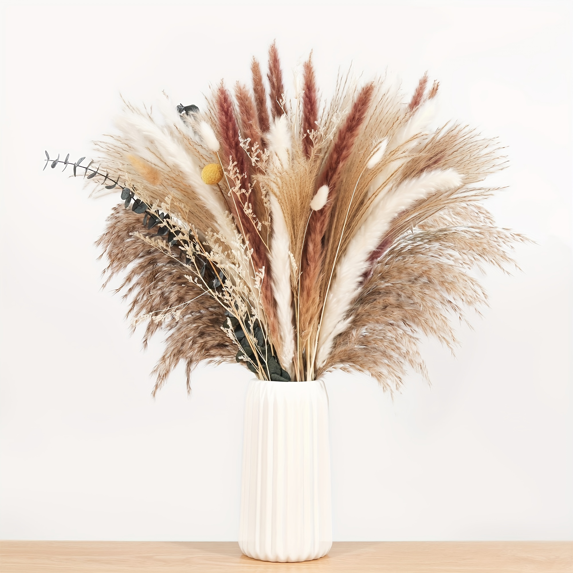 Dried Flowers Pampas Grass Boho Decor Dried Pampas Grass For - Temu