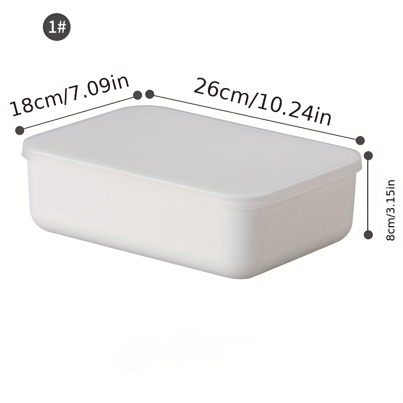 Small Large Plastic Storage Box with Lid Kitchen Home Office Basket  Container