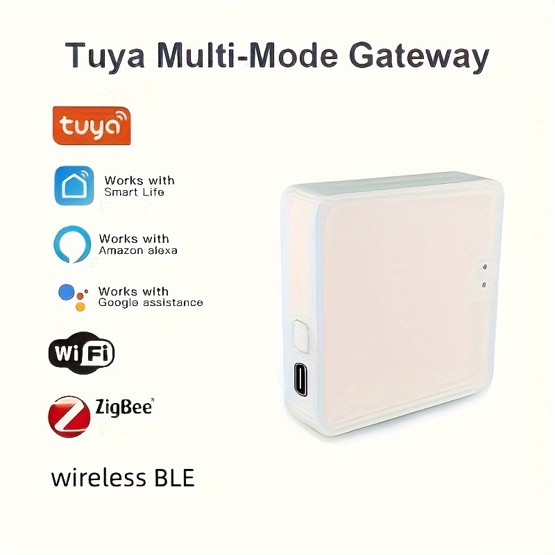  Smart Hub Zigbee 3.0 Hub Gateway: WiFi Smart Home Bridge  Wireless Remote Controller, App& Voice Control, Compatible with  Alexa/Google Home,Work with All Tuya ZigBee 3.0 Smart Products : Electronics