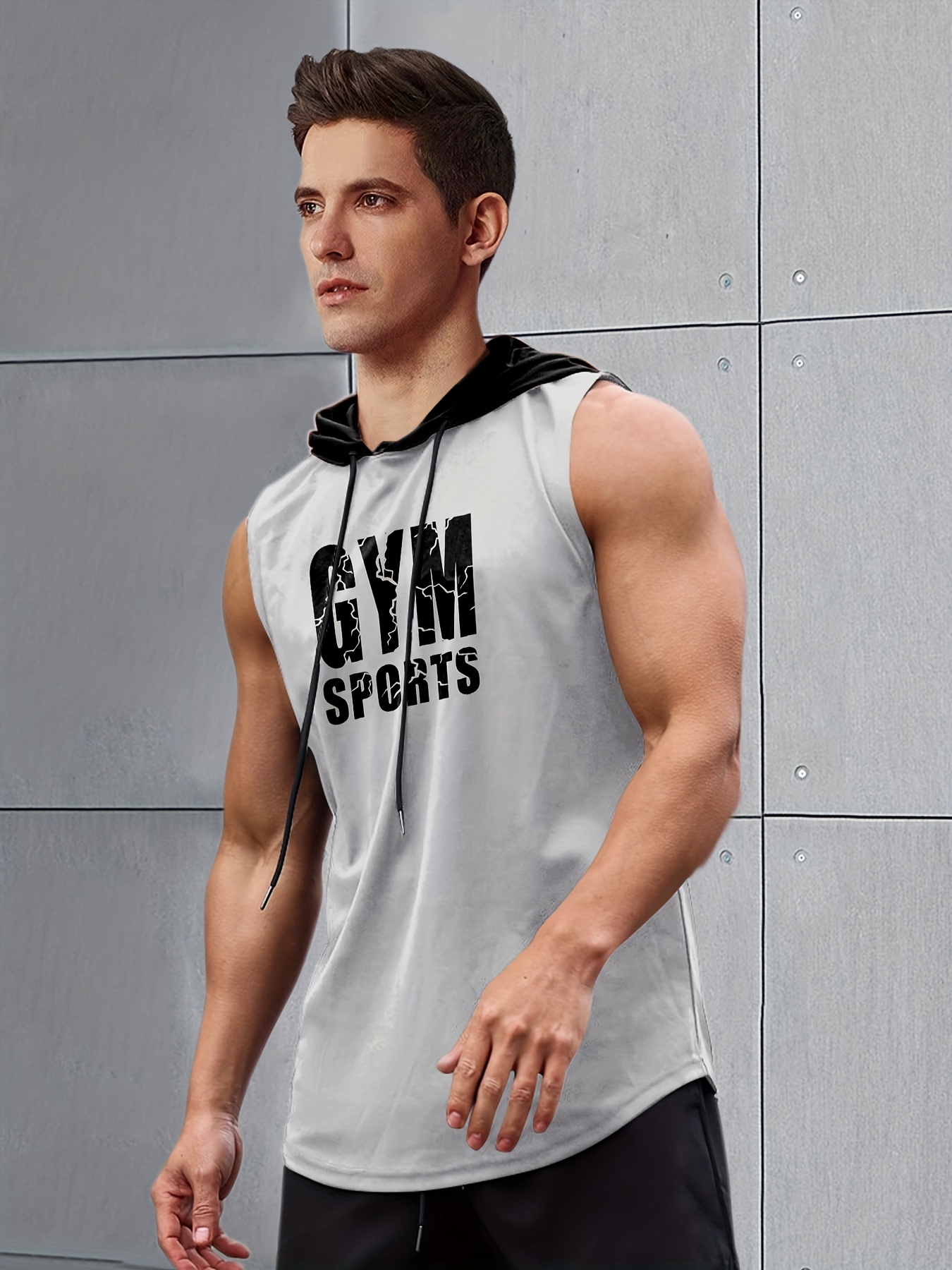 Men's Gym Tops, T-Shirts Vests & Hoodies