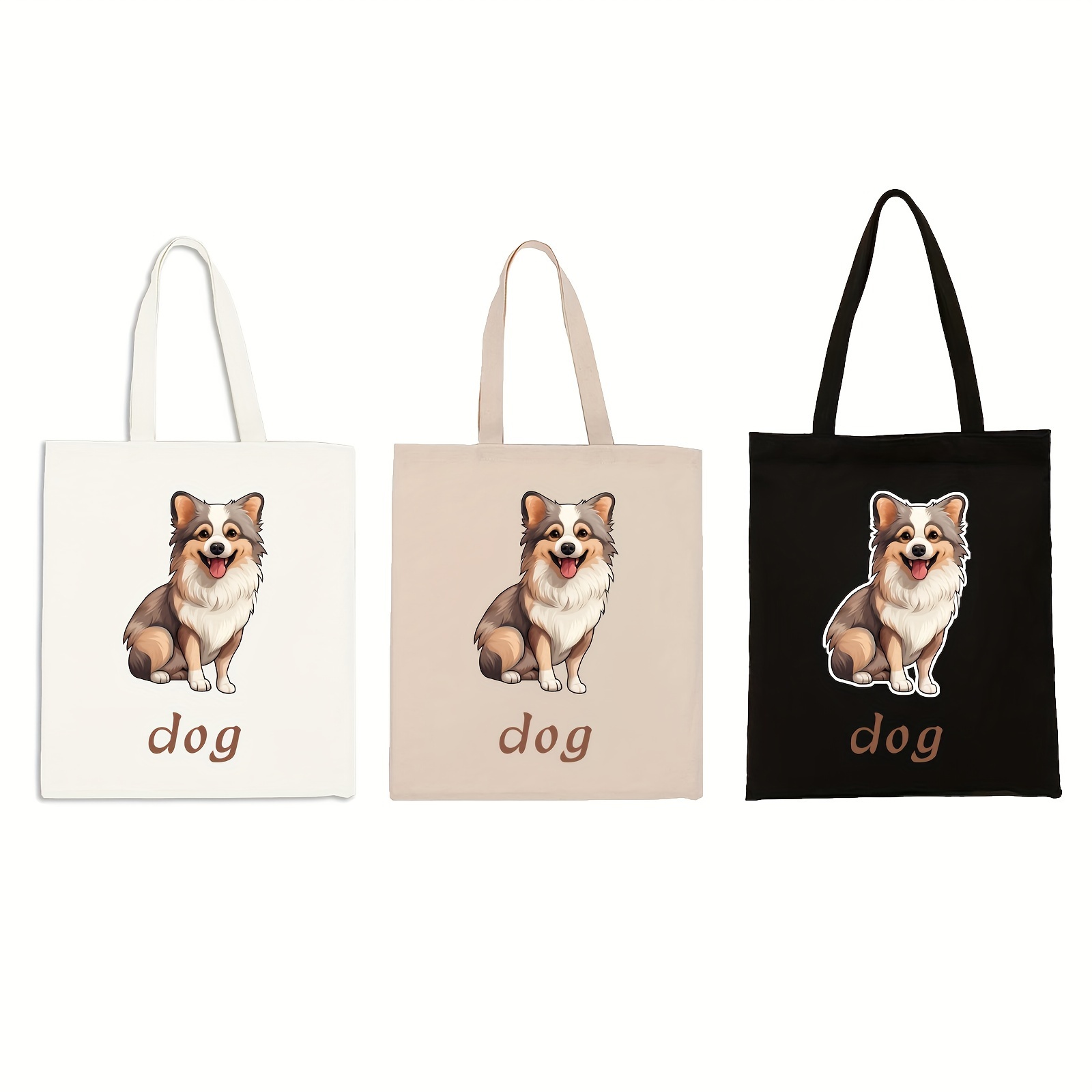 1/3/9pcs Bolsa De Lona Personalizada Para Perros De Hombres - Temu