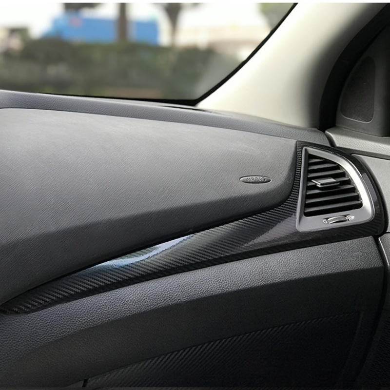 Santafe Ix45 2013 2018 Interior Central Control Panel Door Handle Carbon  Fiber Stickers Decals Car Styling Accessorie - Automotive - Temu