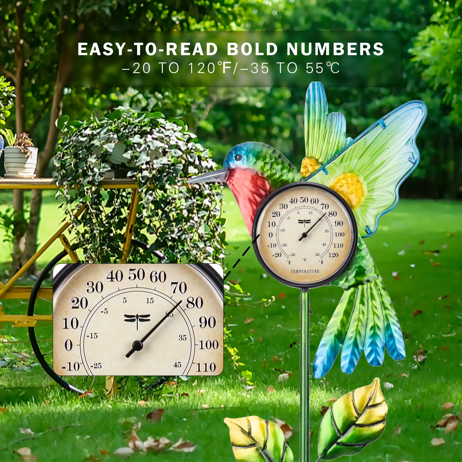 Butterfly Garden Thermometer