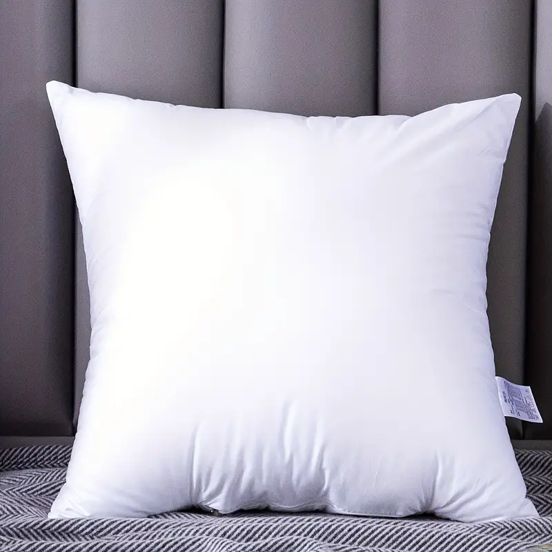 Throw Pillow Insert White Square Pillow Core For Pillow Stuffing, Decorative  Pillows For Bed, Soft Frosted Cloth Cushion Pillow Fillers, Office Living  Room Seat Cushion For Room Decor Home Decor Christmas Halloween