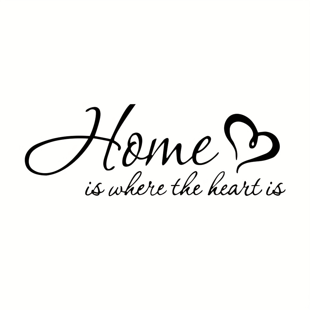 Where Is" Engraved Black Vinyl Quote Wall Decal - Contemporary Cartoon Style, For Living Room & Bedroom Decor