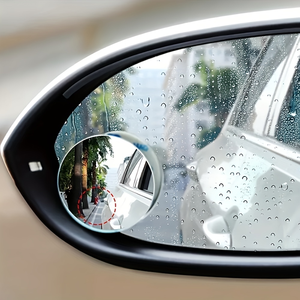Baseus 2 piezas coche 360 grados HD punto ciego convexo espejo