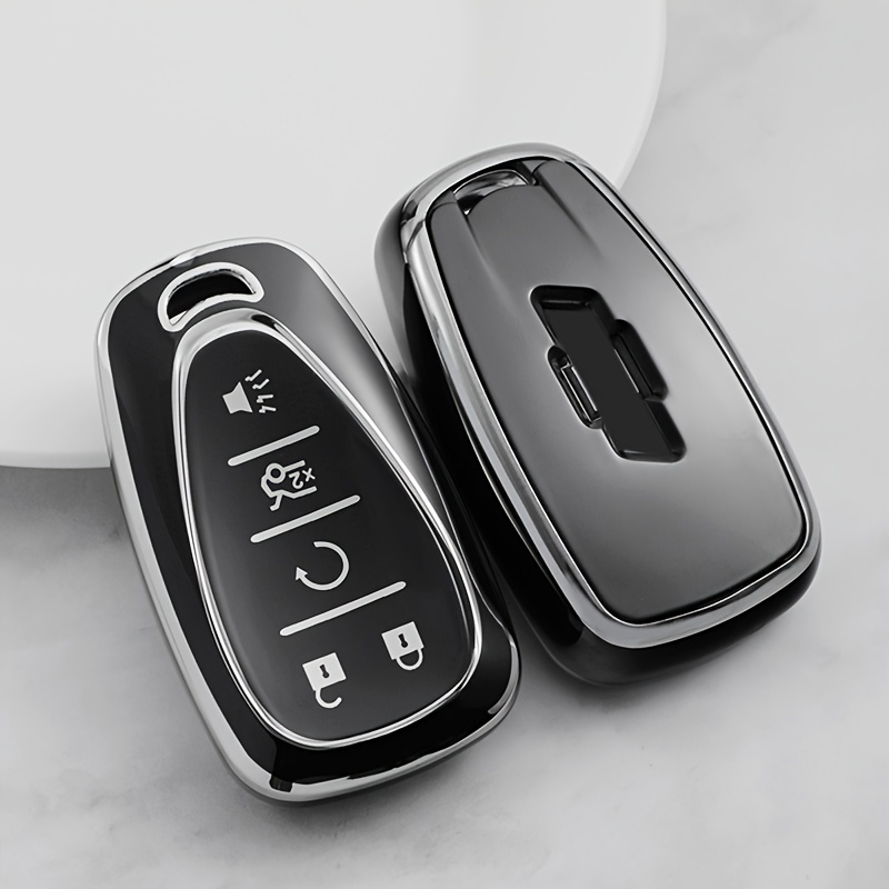 2 3 4 5 Buttons Tpu Car Key Case Cover Fob For 2017-2019 Chevy Malibu  Camaro Cruze Traverse Volt Bolt Equinox Accessories - Temu