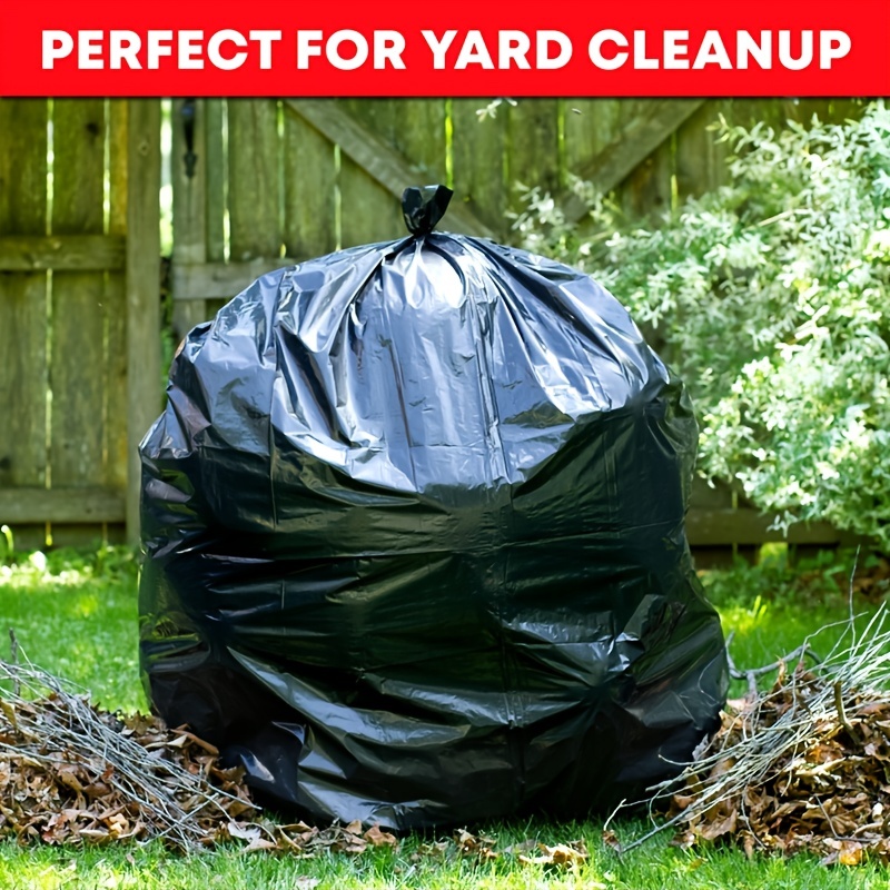 Trash Bags Drawstring Garbage Bags- Thicker Heavy Bathroom Trash Can Liners  for