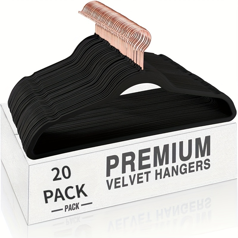Non-slip Flocking Hanger for Clothes Organization