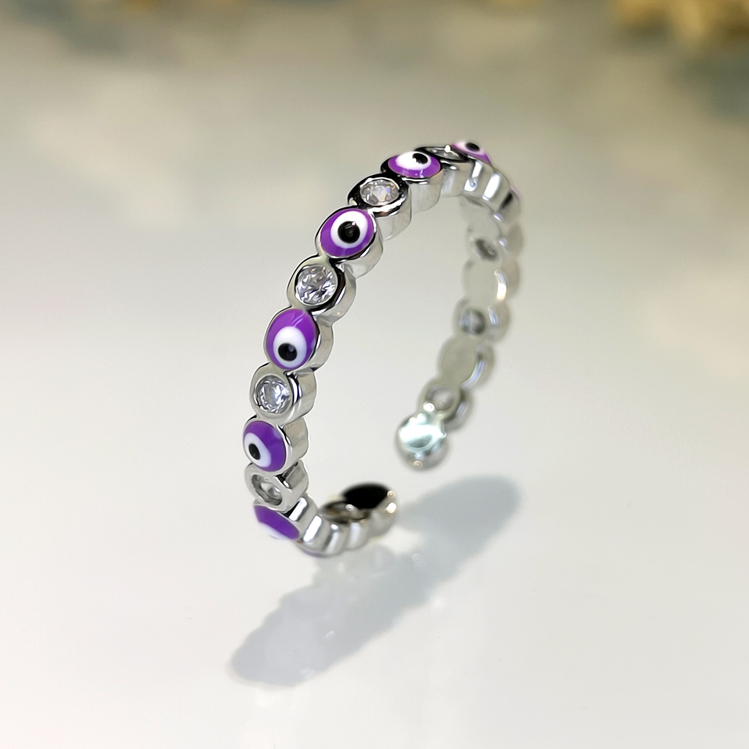 Creative Evil Eye Men's Ring, Birthday Gift