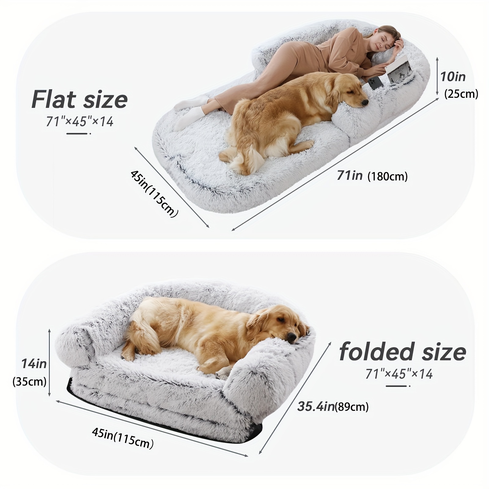 Pet Bed Dog Bed Humans Size Fits Pets Sleeping Dog Nest - Temu Australia